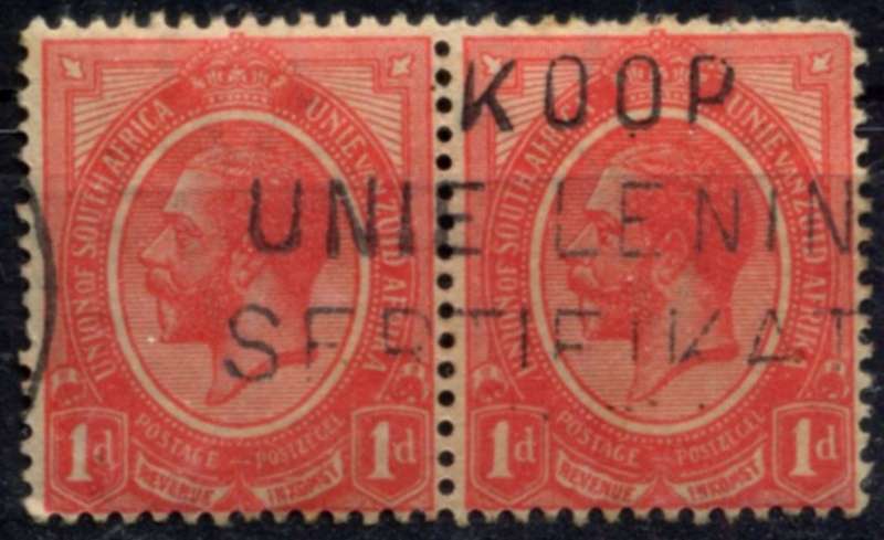 Union of SA - 1913 - Used