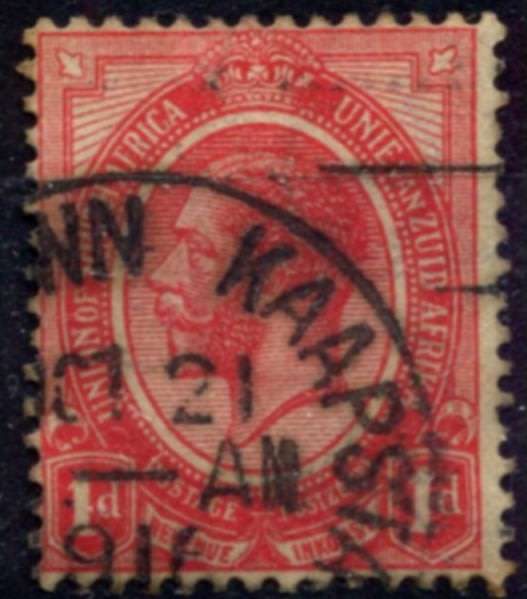 Union of SA - 1913 - Used