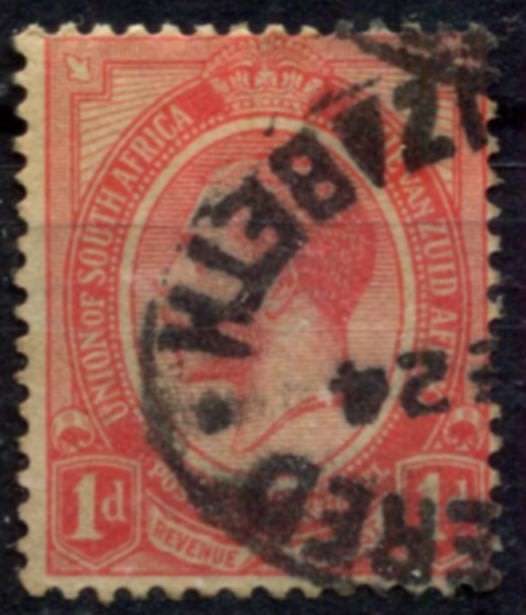 Union of SA - 1913 - Used