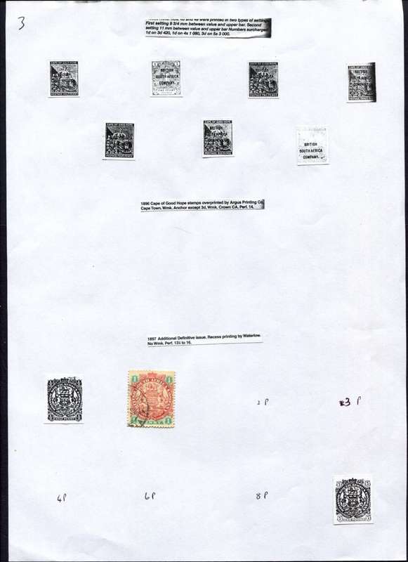 BSAC - 1 Stamp Mounted (Hinged) on Old Album Page