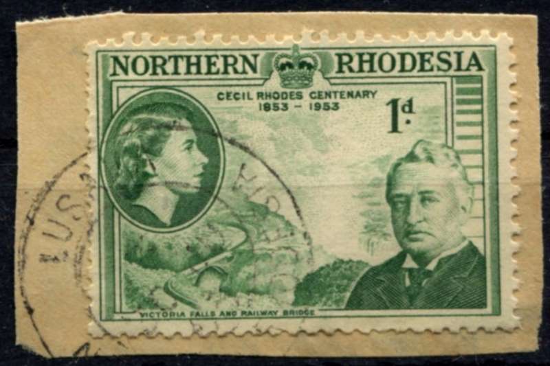 Northern Rhodesia - Used on Piece