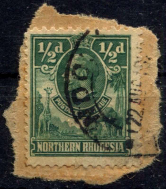 Northern Rhodesia - Used on Piece