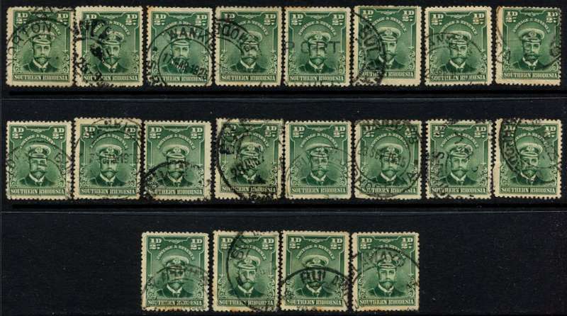 Southern Rhodesia - Bulk Lot of 20 Stamps  - Used