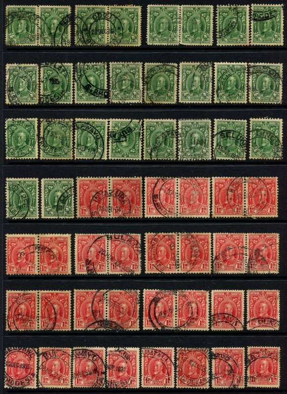 Southern Rhodesia - Bulk Lot of 152 Stamps  - Used