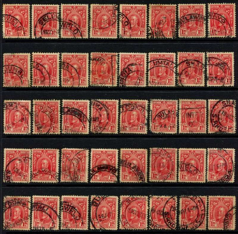 Southern Rhodesia - Bulk Lot of 152 Stamps  - Used