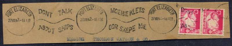 Union of SA - Used on Piece