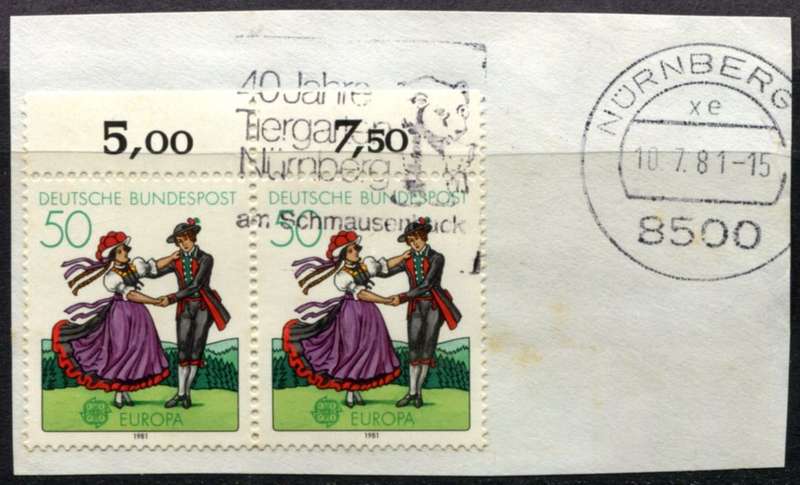 Germany/Federal - Used on Piece