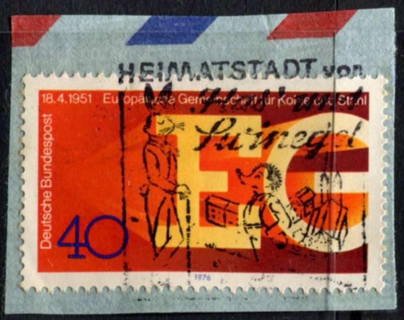 Germany/Federal - Used on Piece