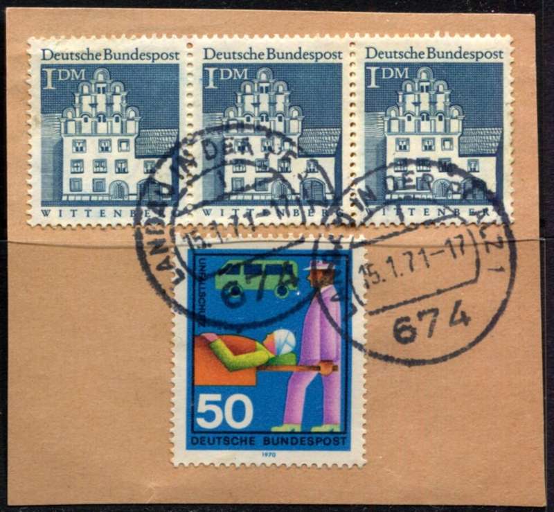 Germany/Federal - Used on Piece