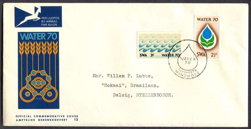 SWA - FDC - No 1 - 1970