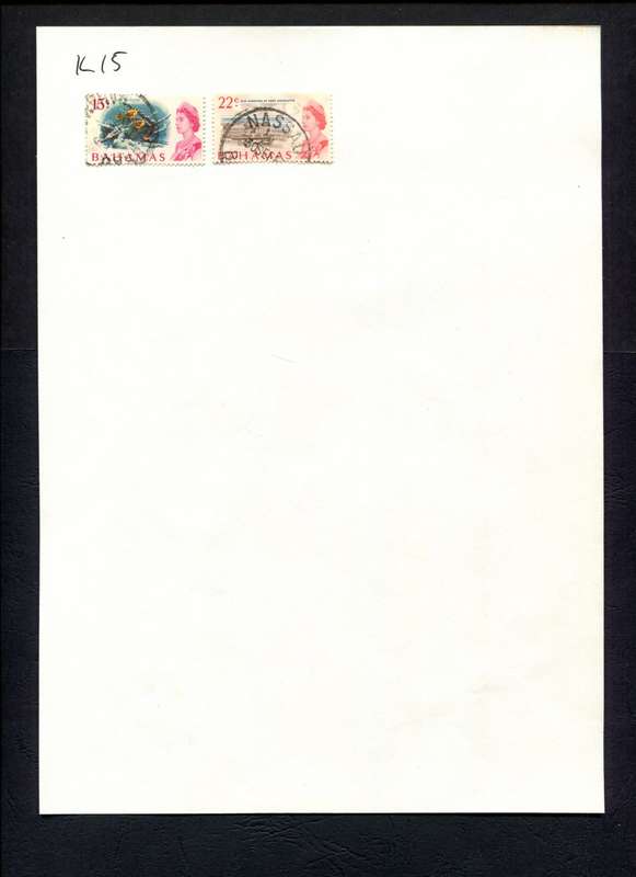Bahamas - 2 Stamps Mounted (Hinged) On Album Page