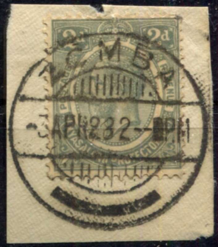 Nyasaland - Used On Piece