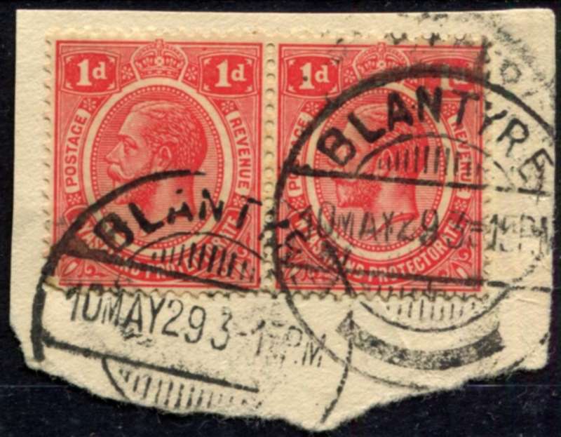 Nyasaland - Used On Piece