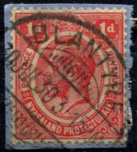 Nyasaland - Used On Piece