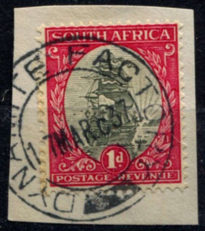 Union Of SA - Used On Piece