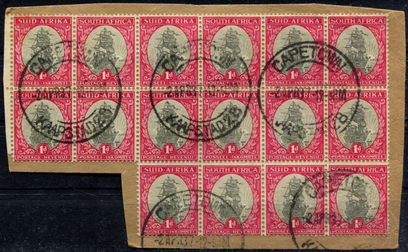 Union Of SA - Used On Piece