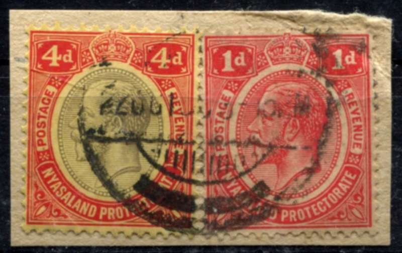 Nyasaland - Used On Piece