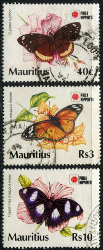 Mauritius  - Butterflies - 1991 - Used