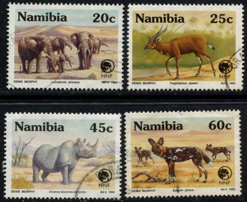 Namibia - Animals - 1993 - Used