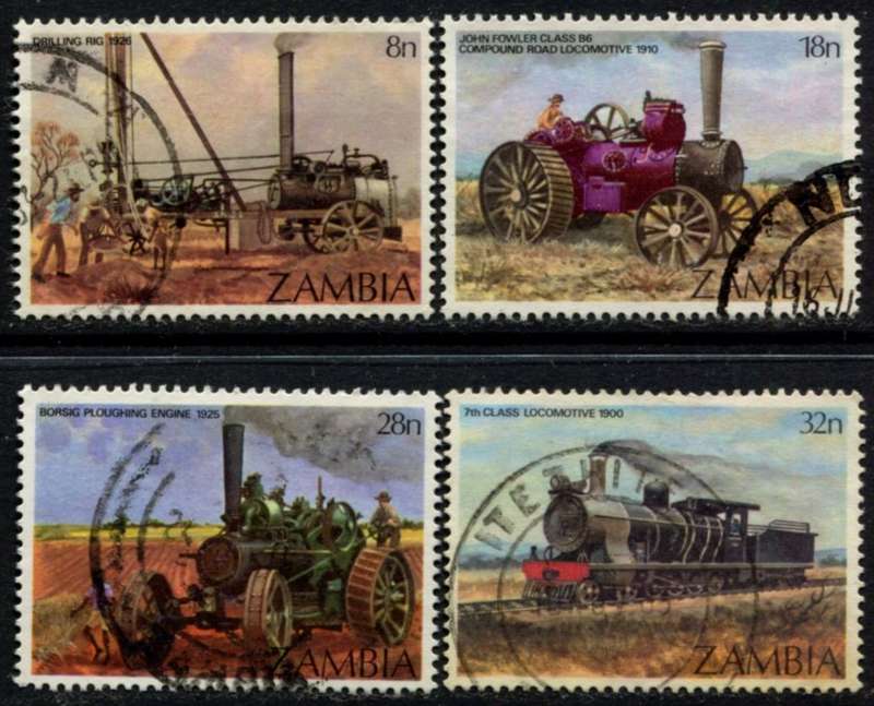 Zambia - Trains - 1983 - Used