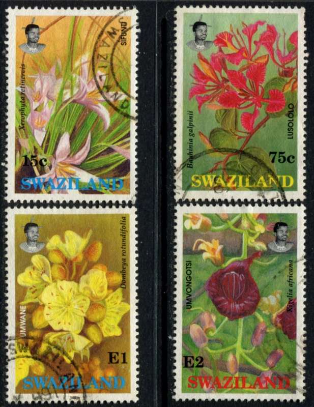 Swaziland - Flowers - 1991 - Used