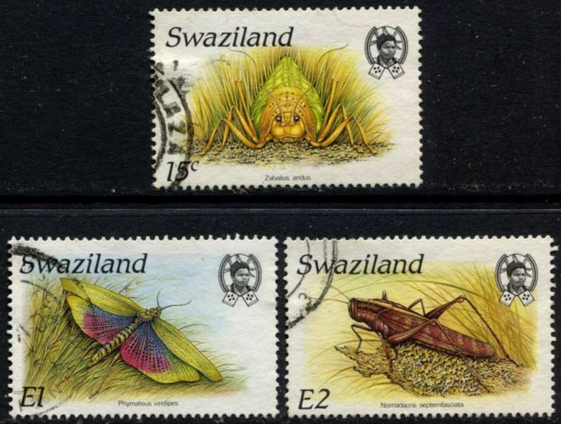 Swaziland - Insects - 1988 - Used