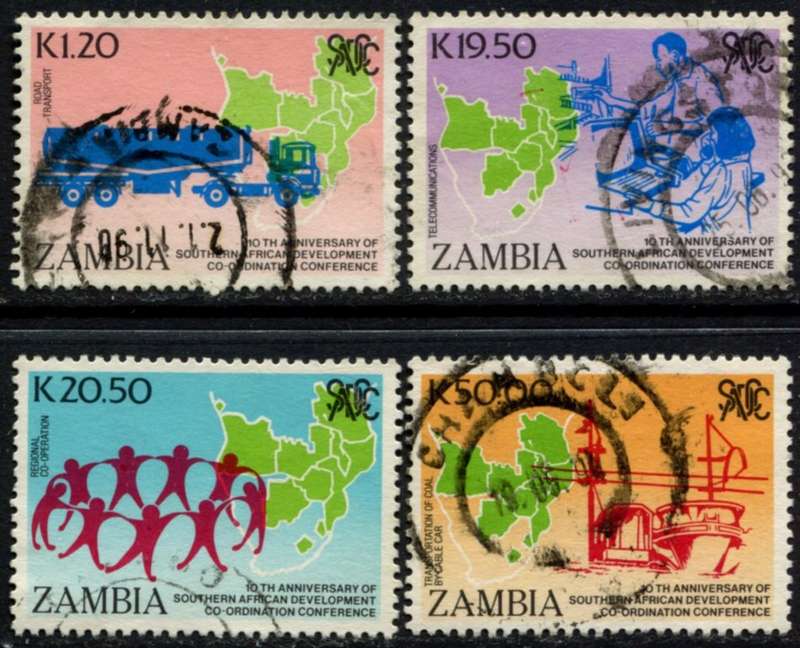 Zambia - 1990 - Used