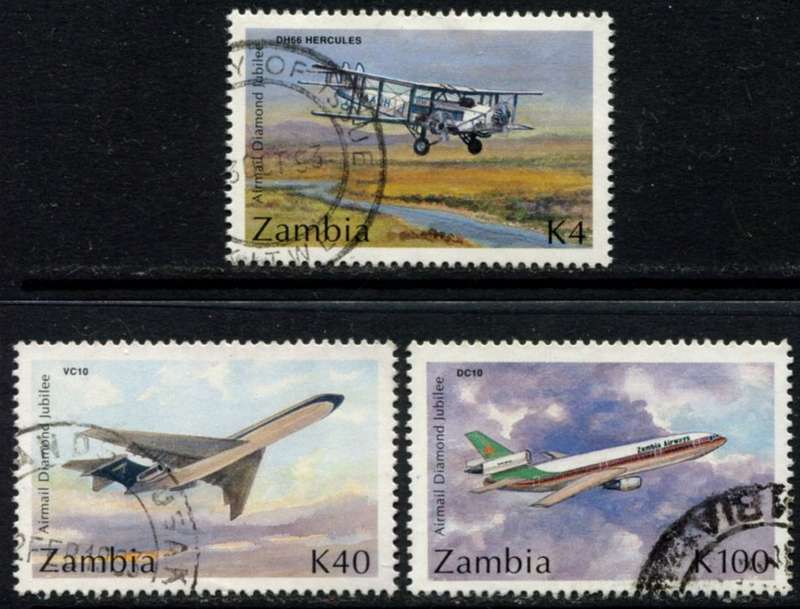 Zambia - Aircraft - 1992 - Used