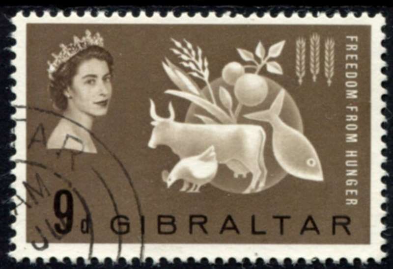 Gibraltar - 1963 - Used