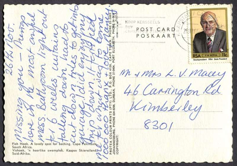 RSA - Post Card