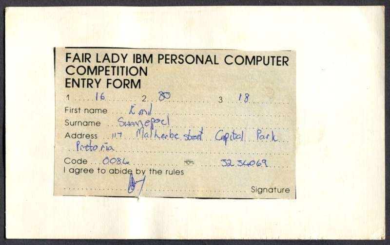 RSA - Post Card