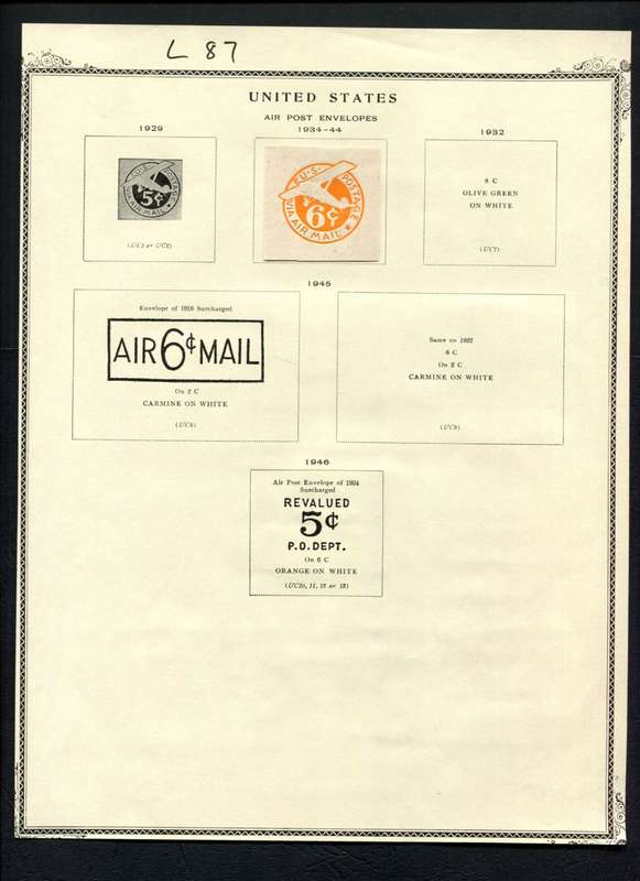 USA - 1 Stamp Mounted (Hinged) On Album Page