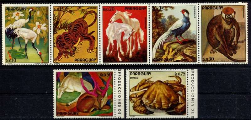 Paraguay - Animals - MNH