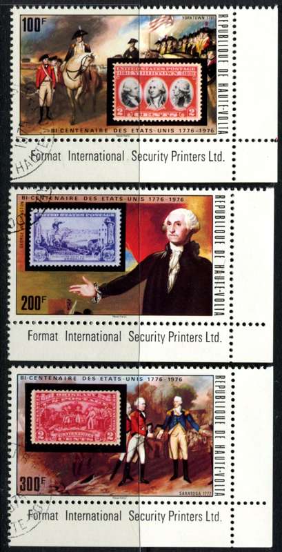 Upper Volta - Stamps on Stamps - 1976 - Used(CTO)