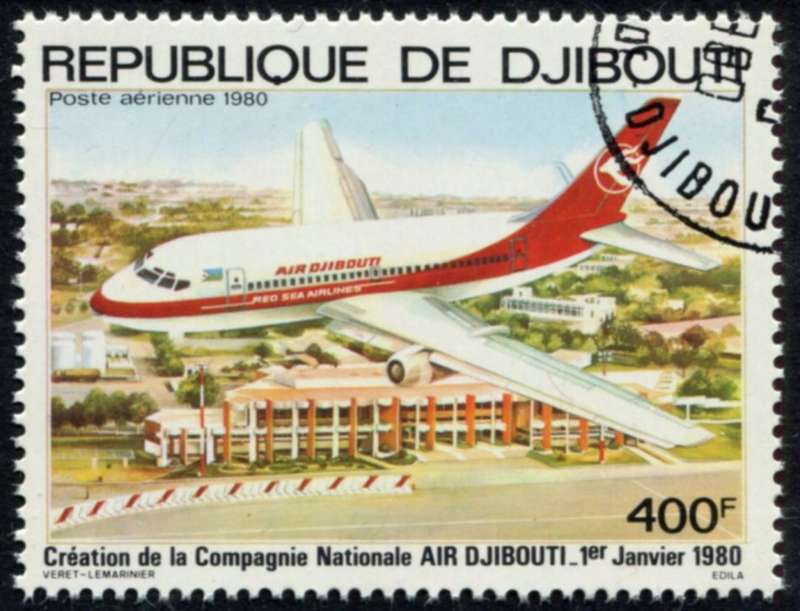 Djibouti -  Aircraft - 1980 - Used(CTO)
