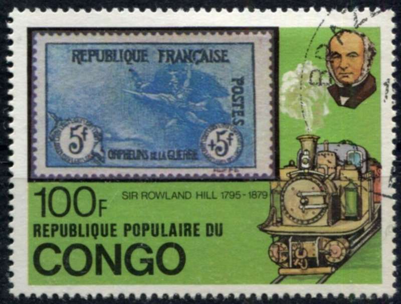 Congo - Stamps/Trains on Stamps - 1979 - Used(CTO)
