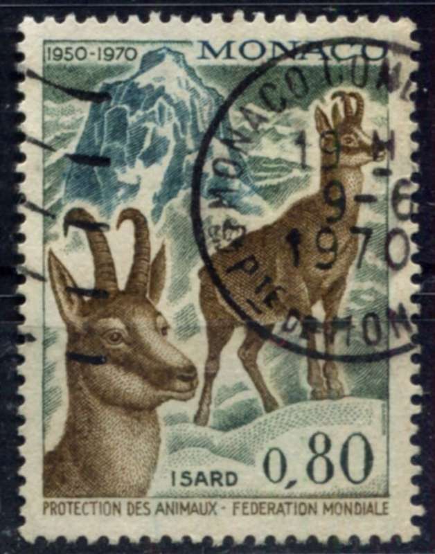 Monaco - Animals - 1970 - Used