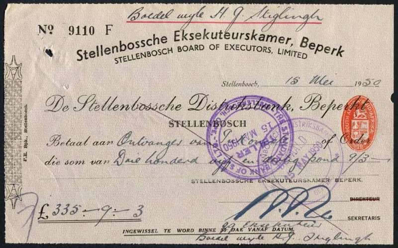 Union Of SA - Revenue Document