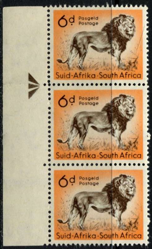 Union of SA - Arrow Strip of 3 - 1959 - MM