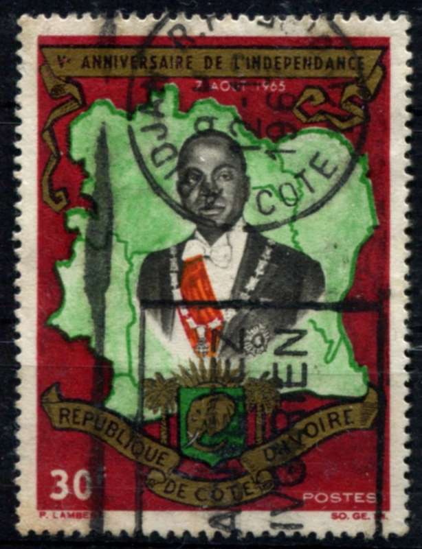 Ivory Coast - 1965 - Used