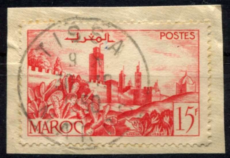 Morocco - 1947 - Used On Piece