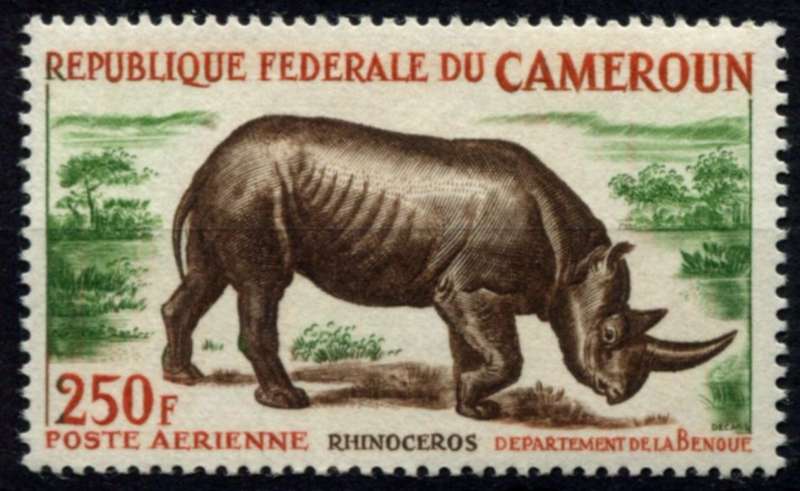 Cameroon - Rhino - 1964 - MNH