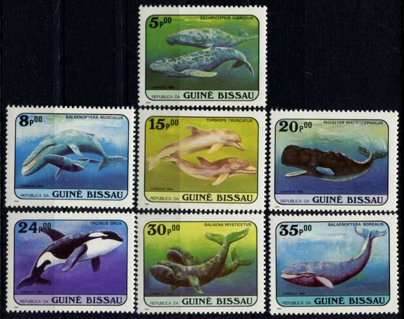 Guinee Bissau - Whales and Dolphy - 1984 - MNH