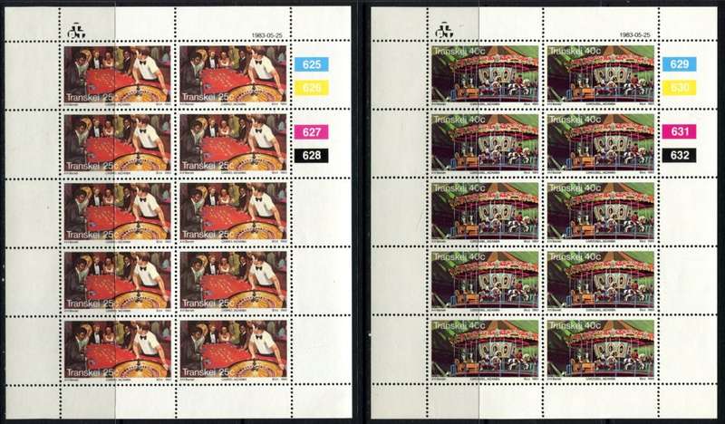 Transkei - Set of 4 Full Sheets of 10 - 1983 - MNH