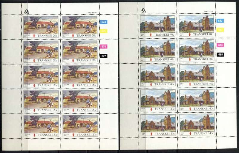 Transkei - Set of 4 Full Sheets of 10 - 1983 - MNH