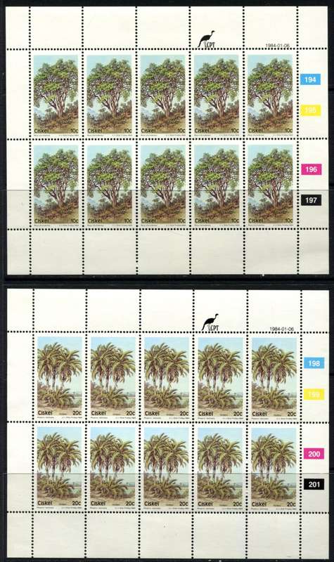 Ciskei - Set of 4 Full Sheets of 10 - 1984 - MNH