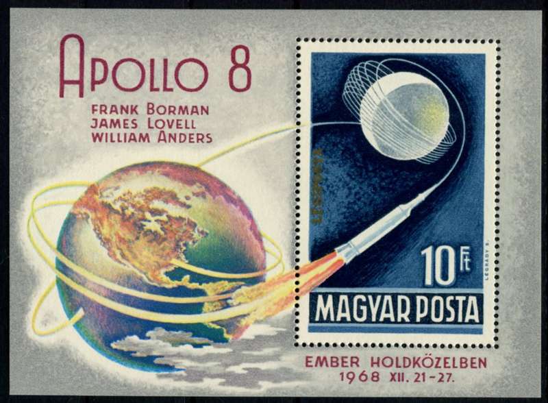 Hungary - Space - Miniature Sheet - 1968 - MNH