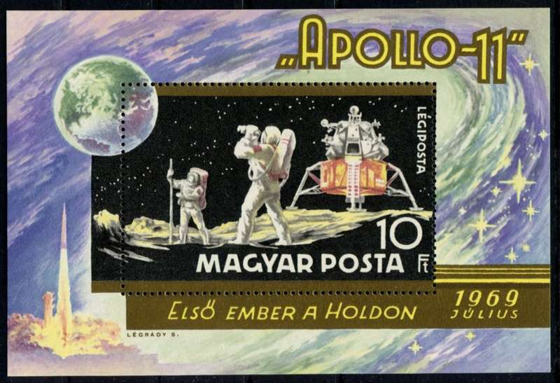 Hungary - Space - Miniature Sheet - 1969 - MNH