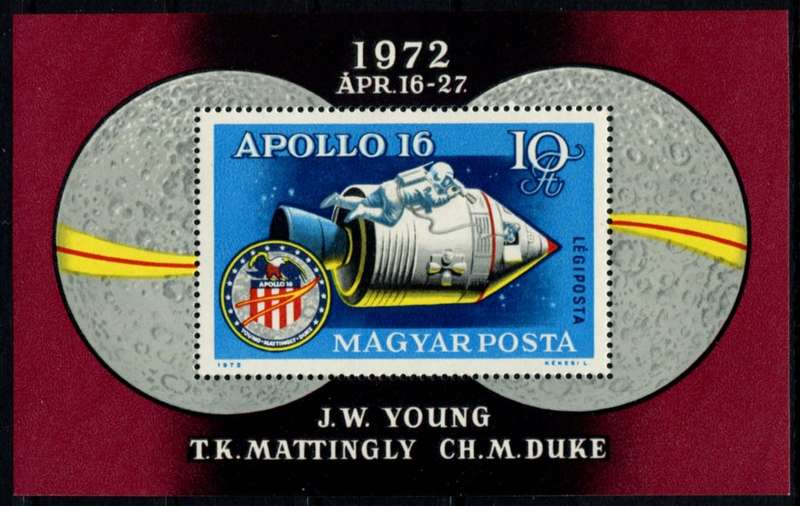Hungary - Space - Miniature Sheet - 1972 - MNH