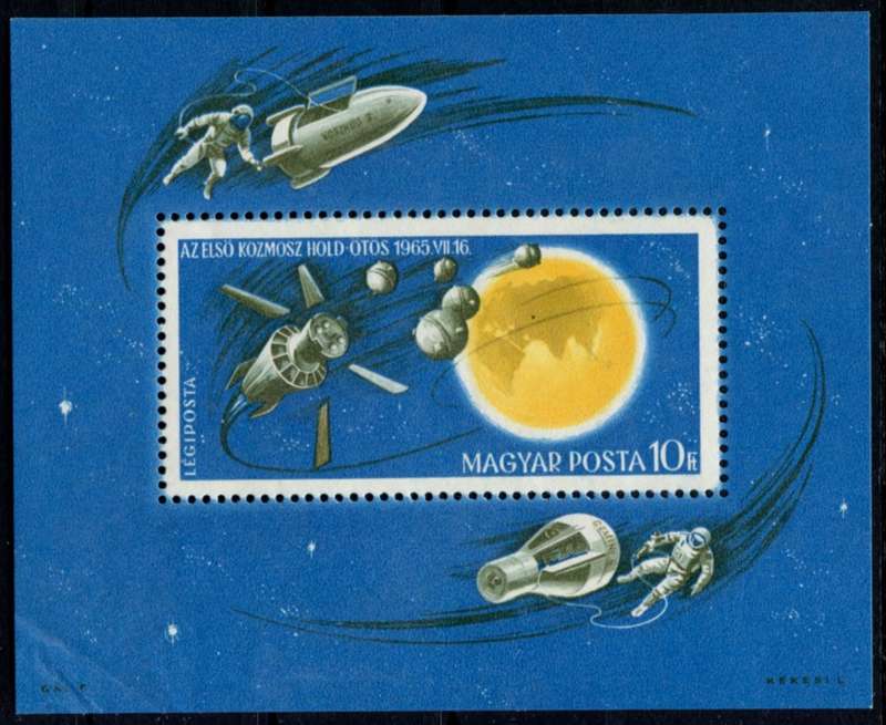 Hungary - Space - Miniature Sheet - 1965 - MNH